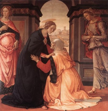  Visitation Tableaux - Visite 1491 Renaissance Florence Domenico Ghirlandaio